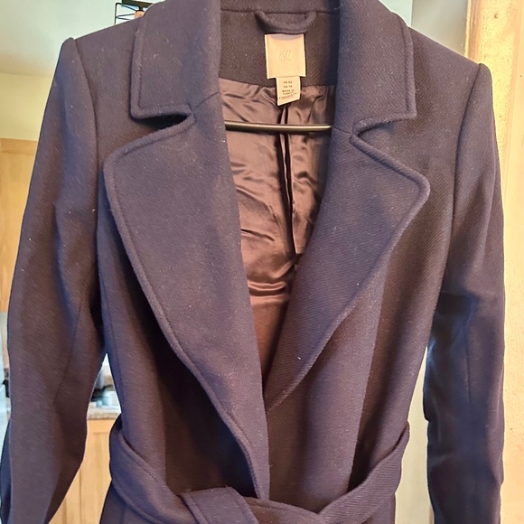 Wool wrap coat - Picture 1 of 3